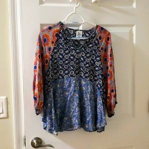 Multi -colored blouse